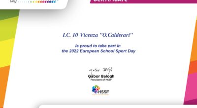 European School Sport Day 2022 – Calderari