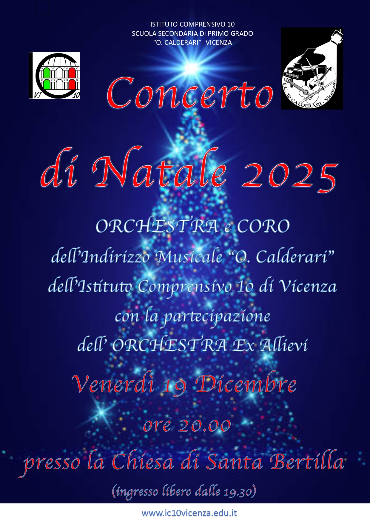 Istituto Comprensivo 10 – Vicenza » Concerto di Natale 2025